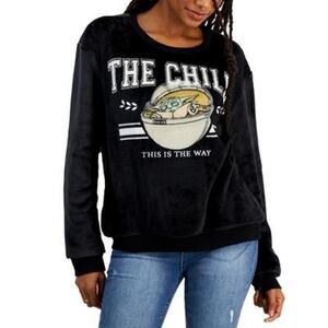 Disney Juniors' the Child Cozy Pullover Top Med NWT